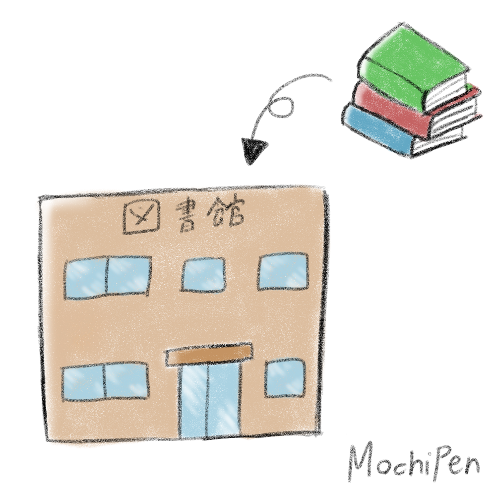 本の返却_mochipen
